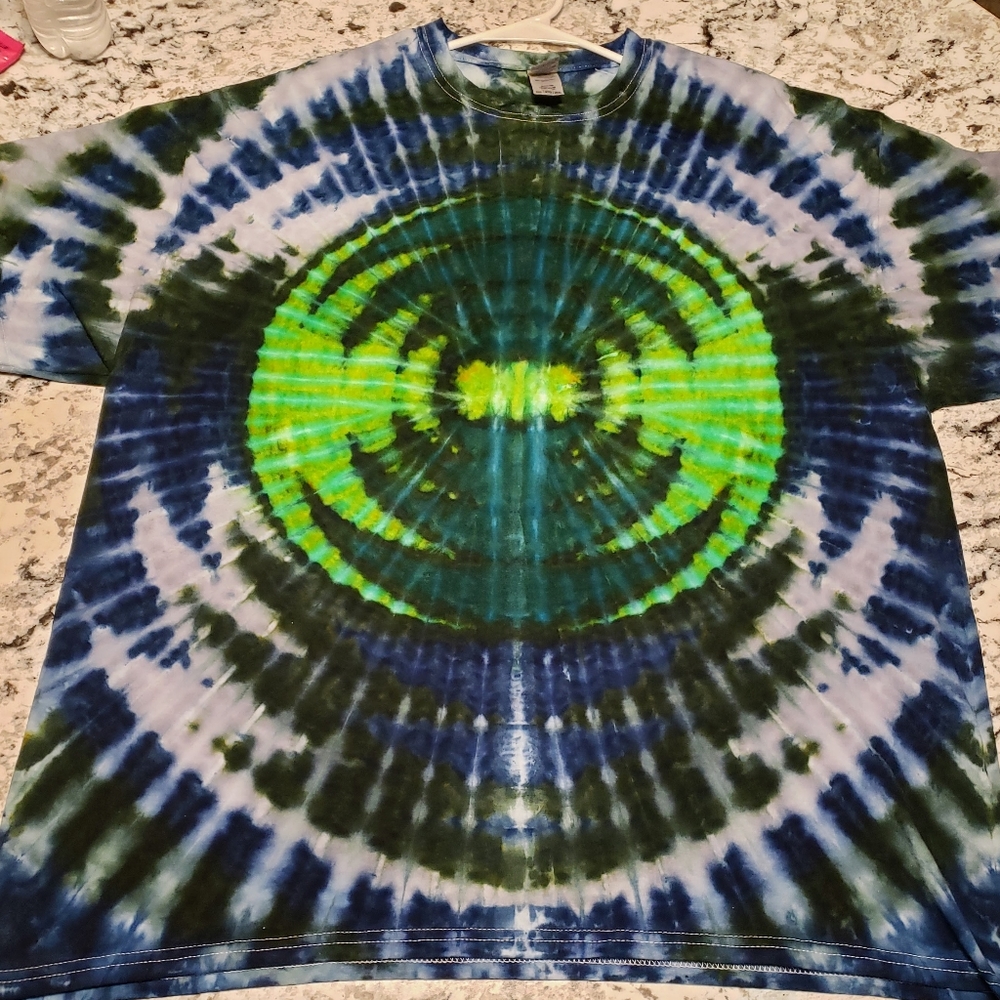 Hand-made tie-dye T-shirt